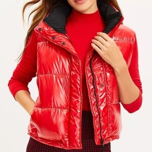 Lou & Grey Red puffer Vest size S